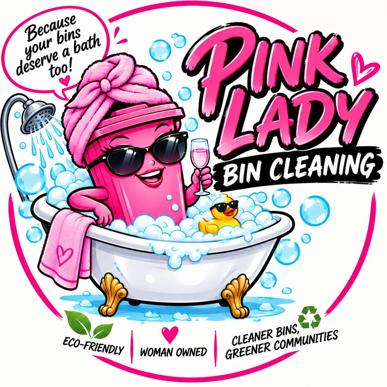 Pink Lady Bin Cleaning